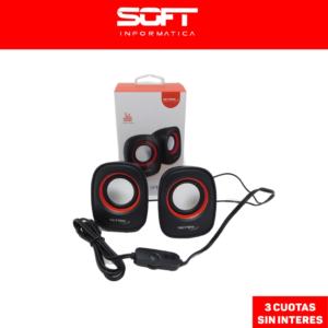 Parlante Escritorio Potenciado USB 2.0 6W Netmak NM-9025
