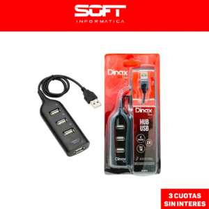 HUB DINAX 4 PUERTOS DXHUB1M