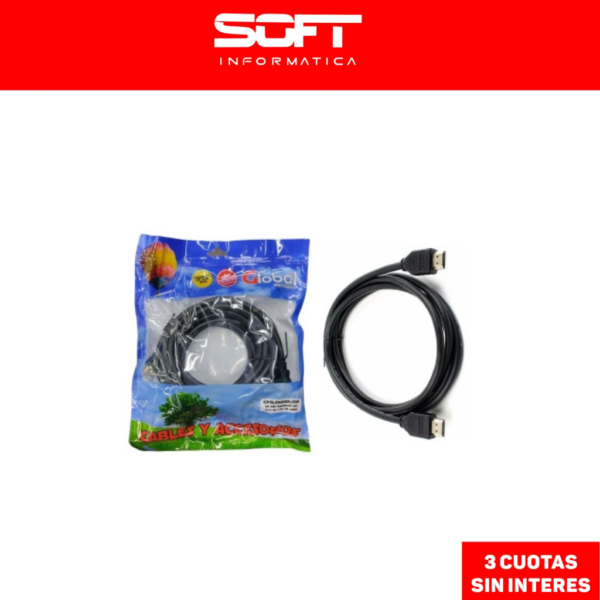 Cable VGA Con Filtro 2 Mts Global Electronics