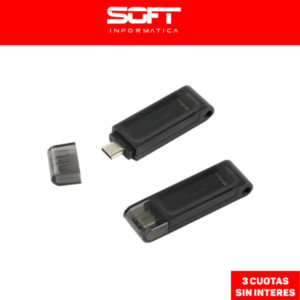 PEN DRIVE 32 GB KINGSTON DT70 USB-C