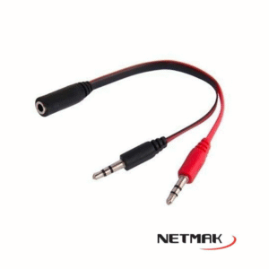 Adaptador Audio Plug 3.5 Hembra A Mic Macho + Audio Pc NM-C50