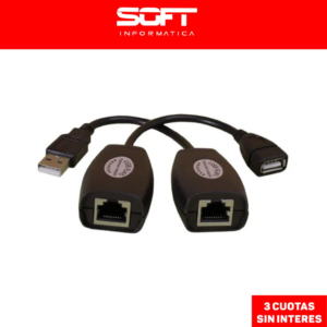 Extensor Alargue Prolongador Usb Activo Hta 30 Metros X Utp