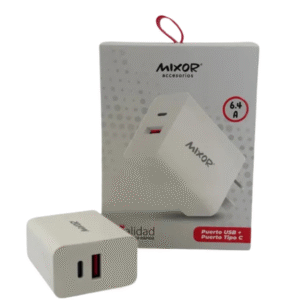 Cargador Mixor Realidad TIPO C 6.4A