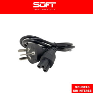 Cable Power para Notebook 220v Trebol