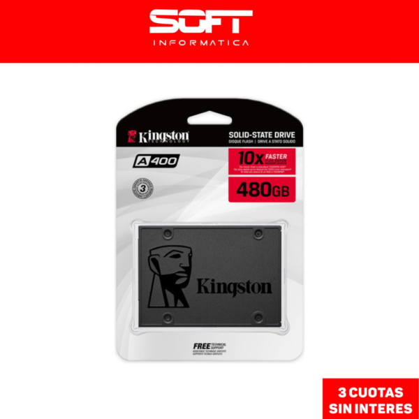 DISCO SSD 480 GB KINGSTON A400