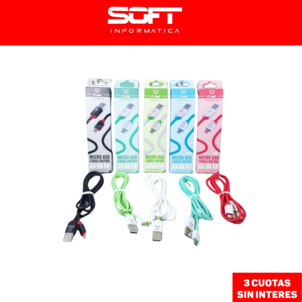 Cable Time Micro USB 3.1A MOD. TMCB6218
