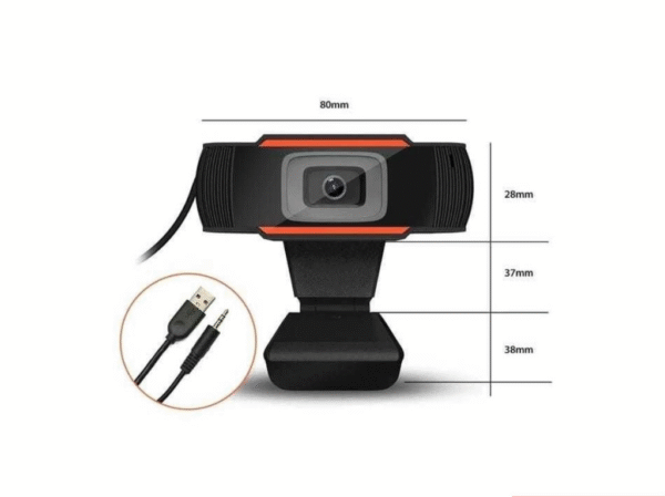 Webcam CON/micrófono 720p cámara Web Usb Pc Windows