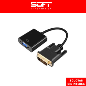Adaptador Dvi-I A Vga Recto Dual Link Dvi I Marca Netmak