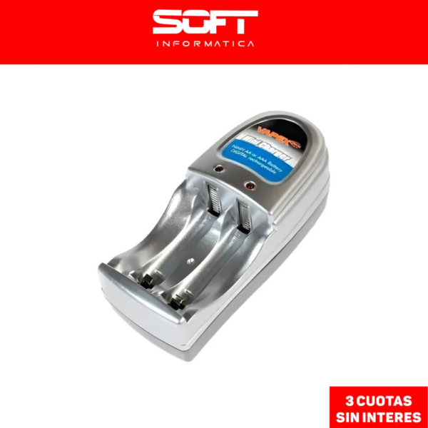 Cargador De Bateria Pila Aa Aaa Recargable Vapex Vte180 220V