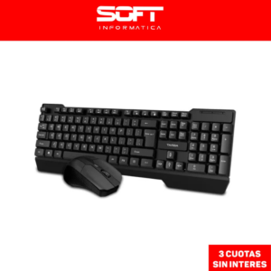 Kit Teclado Y Mouse Inalámbrico Targa Tgk-m70w Óptico 2.4ghz