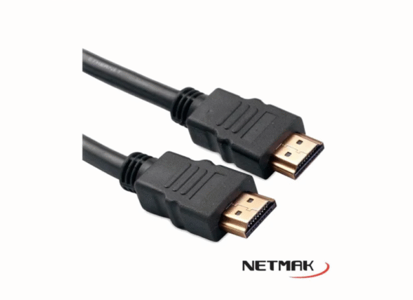 Cable Hdmi 1.5 Metros Color Negro Marca Netmak Nm-C47