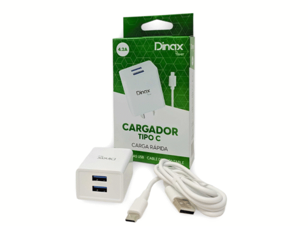 CARGADOR DINAX 4.2A TIPO C