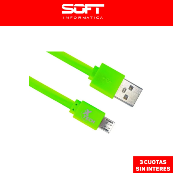 Cable usb 2.0 micro usb 2.0 xtg-211 1 mts Mod. XTG-211