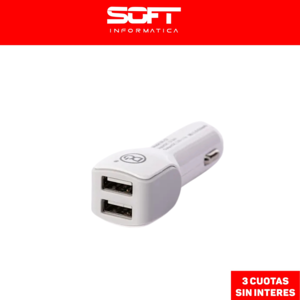 Cargador 12V cabezal Ditron 3.1A SKC2
