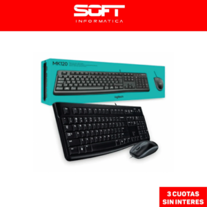 Kit de teclado y mouse Logitech MK120