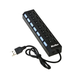 Hub 7 Puertos Usb 2.0 Teclas Individuales De Corte