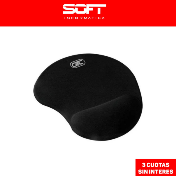 Mouse pad Apoya Muñeca Con Gel Antideslizante Gtc PAD-212
