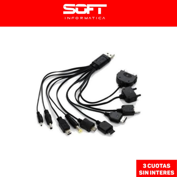USB Multi-Charge Cable MODEL 1001