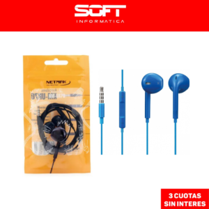 Auricular Urban Style Manos Libres In-ear Netmak NM-UR70