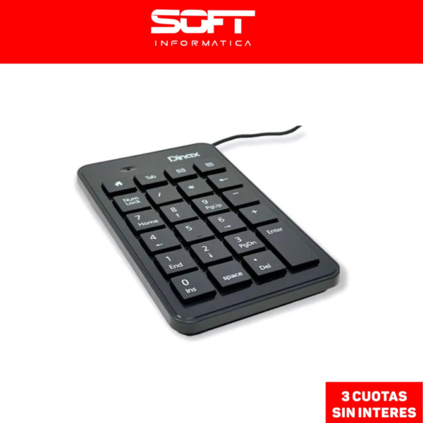 TECLADO DINAX NUMERICO USB TECN34