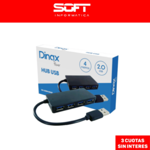 HUB DINAX USB 4 PUERTOS 2.0