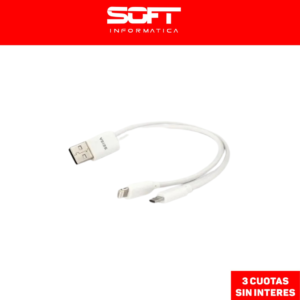 Cable De Dato Usb 2En1 Xc-S07