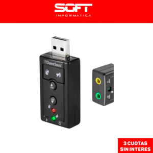 Placa de Sonido USB 7.1 SEISA
