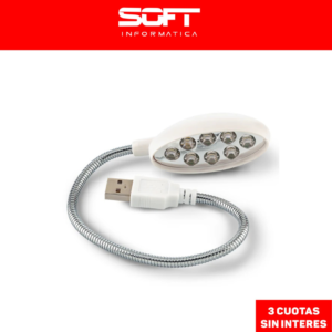 Luz Led Usb Lampara Flexible Computadora 13 Leds