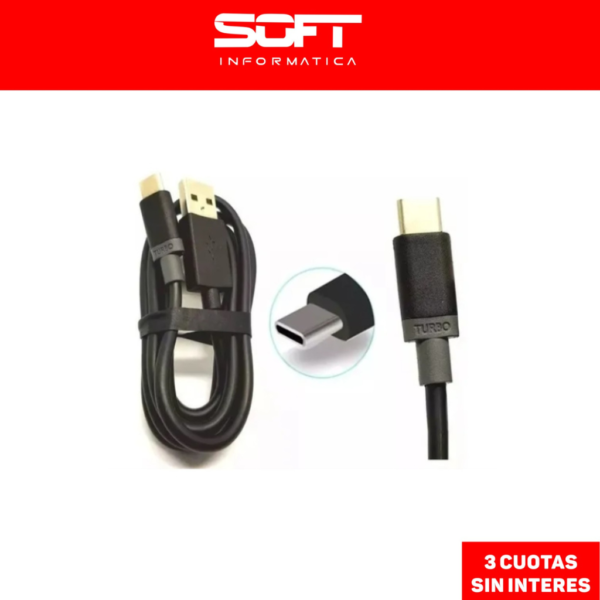 Cable motorola turbo 25w Tipo C 3.0