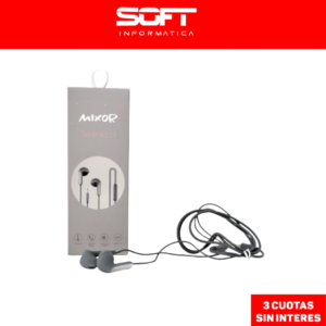 Auricular Mixor Manos Libres Serenidad