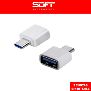 Adaptador Otg Usb Tipo C Macho A Usb Hembra YHL-T9 dinax