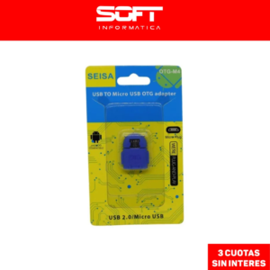 Adaptador Otg Micro Usb 2.0 Hembra Celular Tablet SEISA