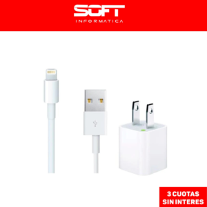 Cable Iphone Adaptador+Usb 5W Lightning