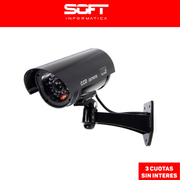Camara De Seguridad Dummy (falsa) Ir Camera Luz Led