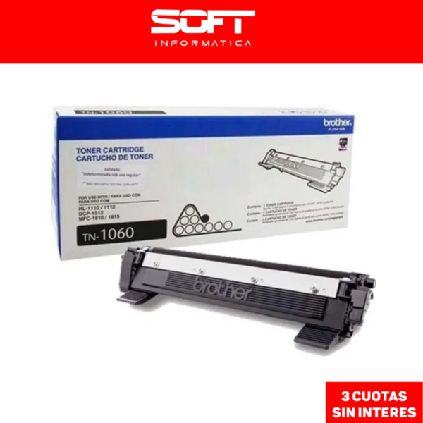 Toner Brother Tn-1060 Original Hl1110-1112-1212w Dcp1617w