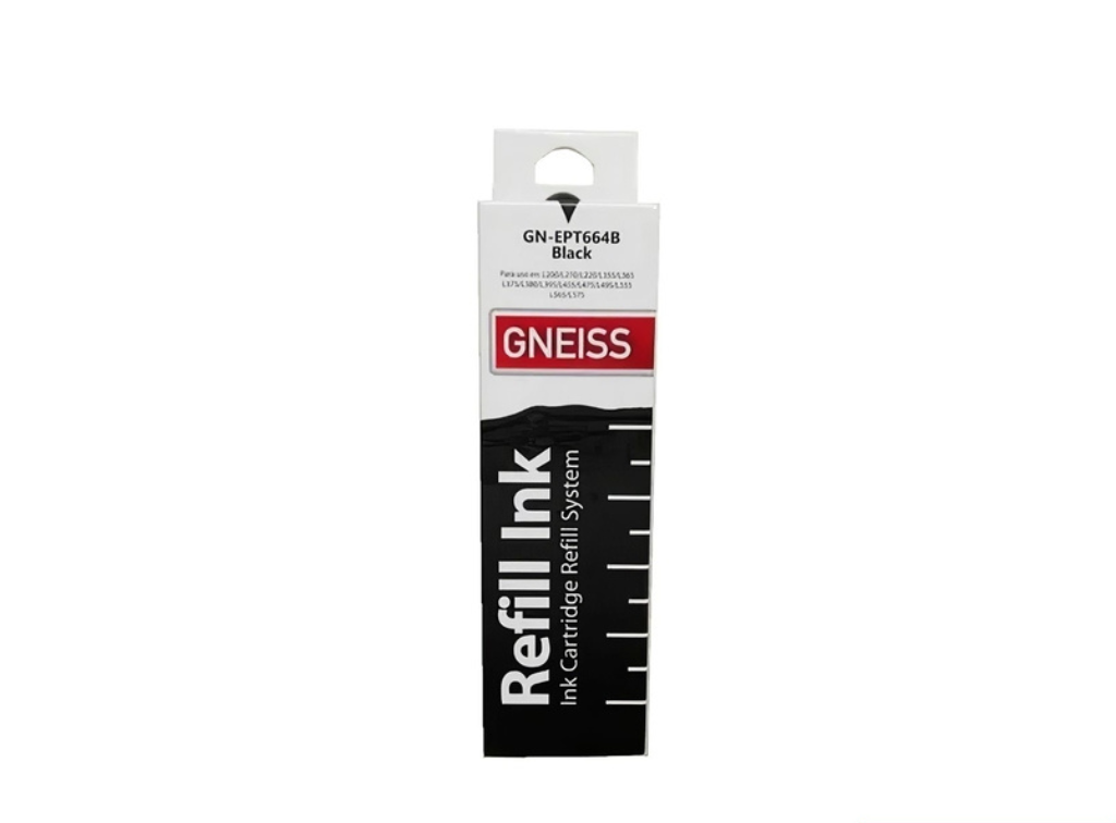 Tinta Gneiss GN-EPT664B Negro Para EPSON