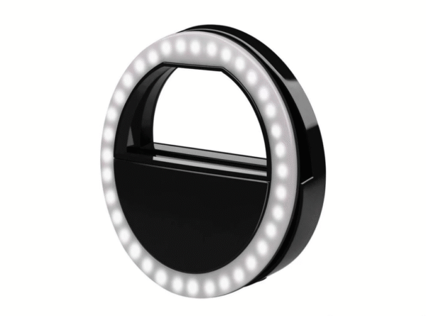 Aro De Luz Led Para Celular Recargable Usb Selfies