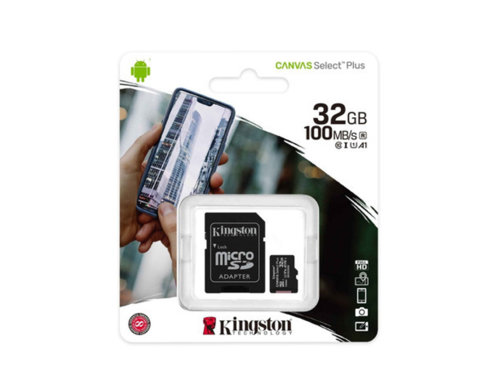 Microsd 32G Kingston Ad 100Mb C/Adaptador
