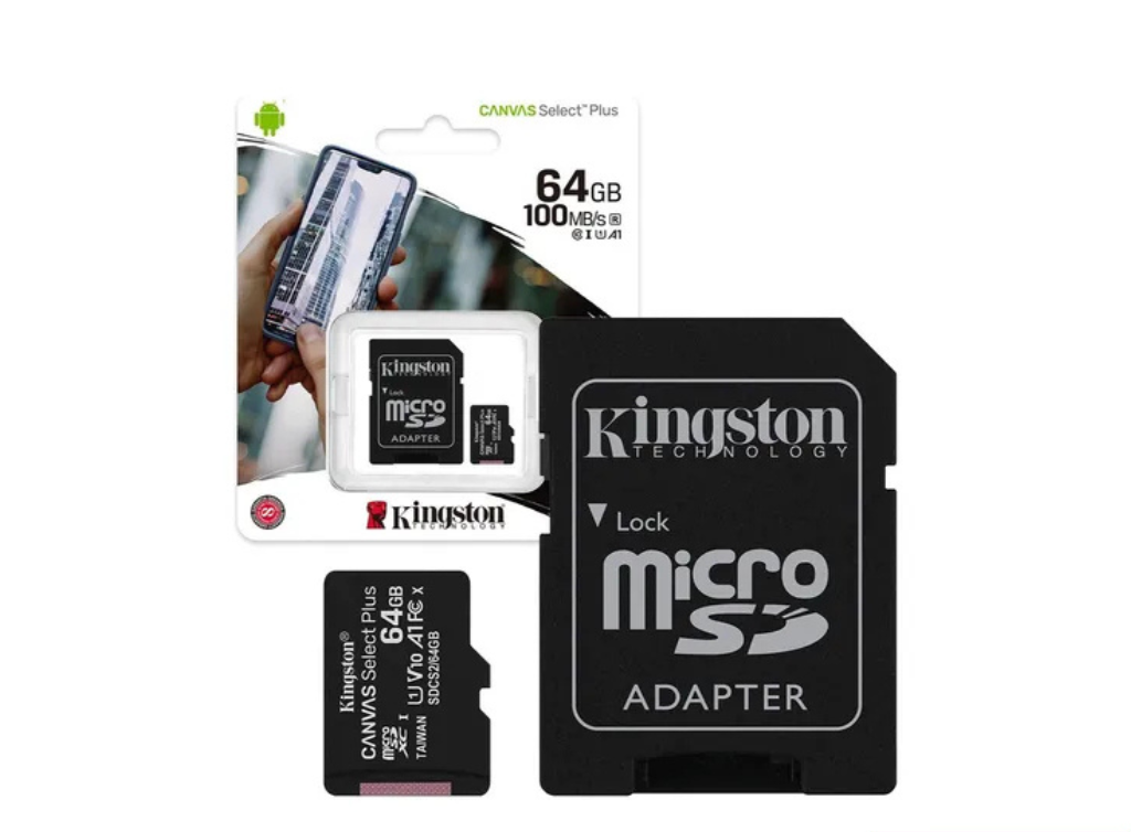 Microsd 64G Kingston Ad 100Mb