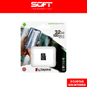 Microsd 32G Kingston Ad 100Mb S/Adaptador