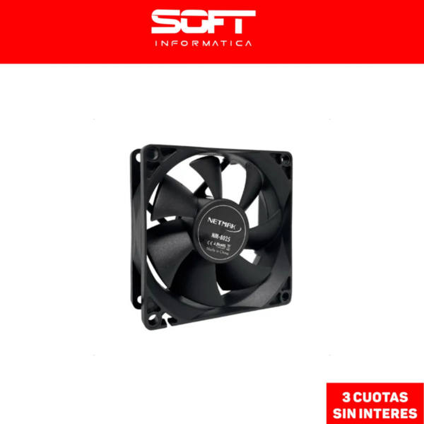 Cooler Para Gabinete Netmak Nm-8025 8cm