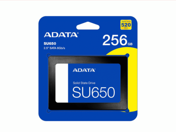 Disco Sólido Ssd 256gb Adata Su650 Sata