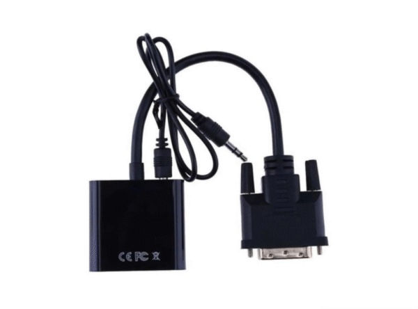 Conversor Dvi-D A Vga Hembra Con Audio Ns-Codvvg4