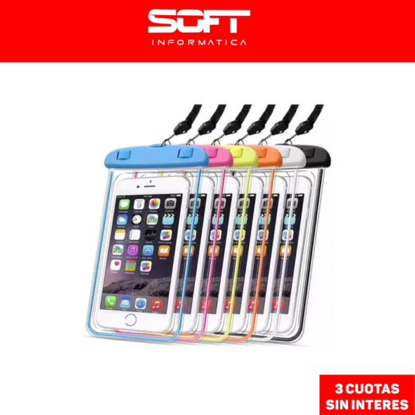 Funda Bolsa Sumergible Impermeable Celulares Camara Digital