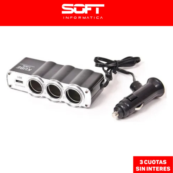 Hub Encendedor 3Ple Socket