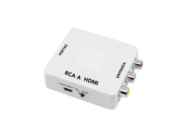 Conversor Adaptador De Video Rca Av2 A Hdmi 720p 1080p