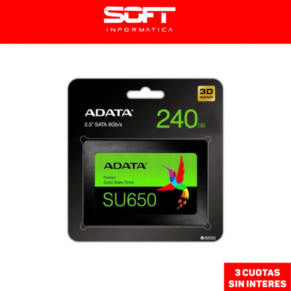 Disco Estado Sólido Ssd Adata Su630 240gb Sata