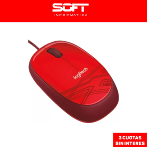 Mouse Logitech M105 Usb 1000 Dpi Pc Mac Windows Rojo