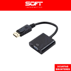 Cable Adaptador Conversor Display Port A Vga Full Hd 1080p