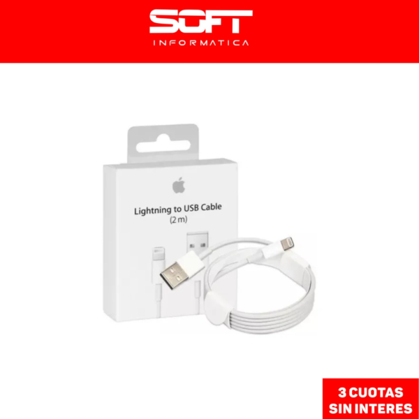 Cable iphone lightning 2M